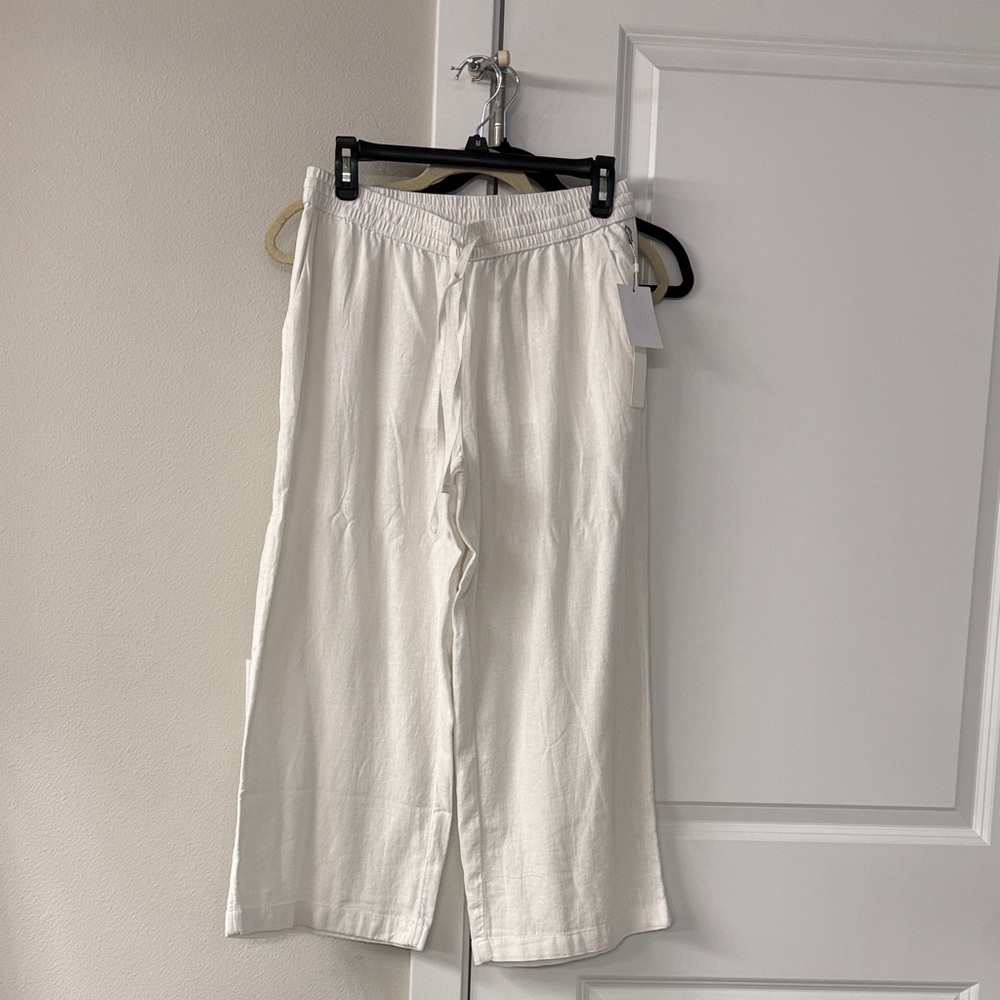 Caslon White Wide Leg Pants New with tag